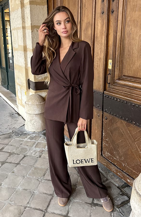 Pantalon Straight Leg Choco – shoparchief — foto 5