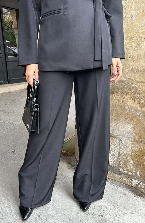 Pantalon Straight Leg Zwart – broeken — foto 5