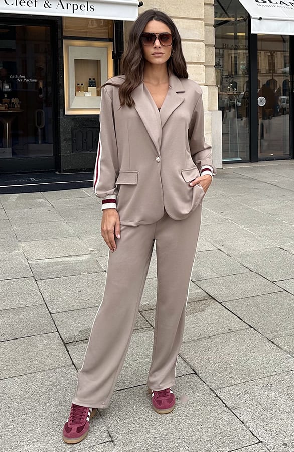 Relaxed Blazer Taupe – shoparchief — foto 4