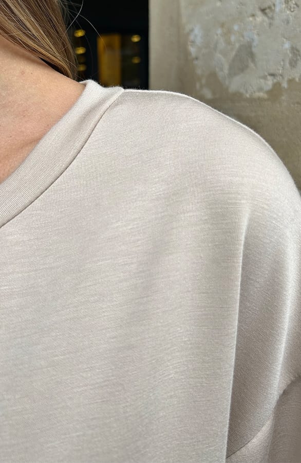 Relaxed Fit Sweaterjurk Beige – alle jurkjes — foto 5