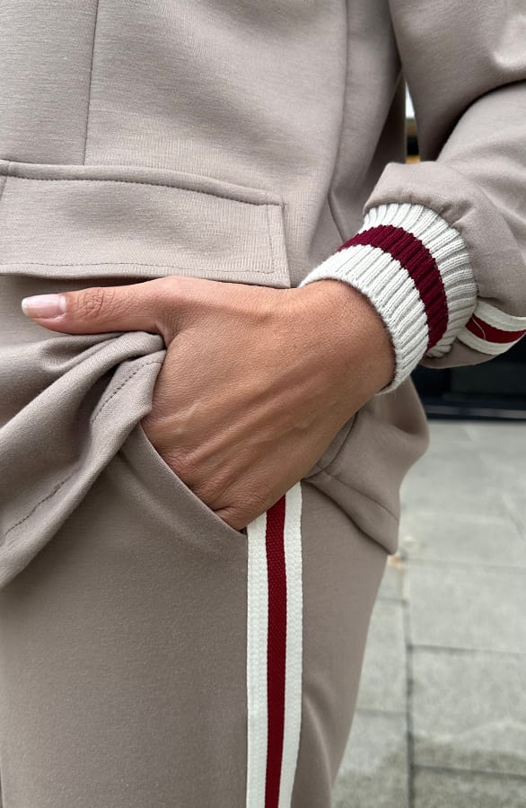 Relaxed Pantalon Taupe – kleding — foto 4