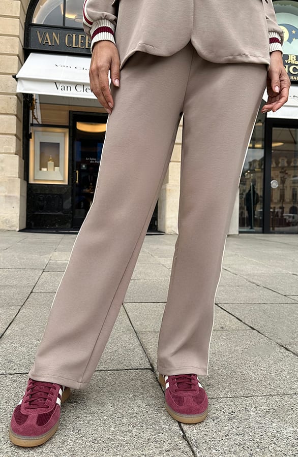 Relaxed Pantalon Taupe – kleding