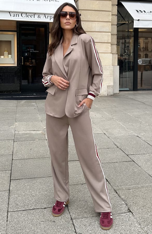 Relaxed Pantalon Taupe – kleding — foto 2