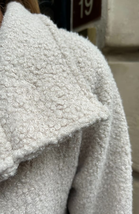 Short Teddy Coat Beige – jassen — foto 5