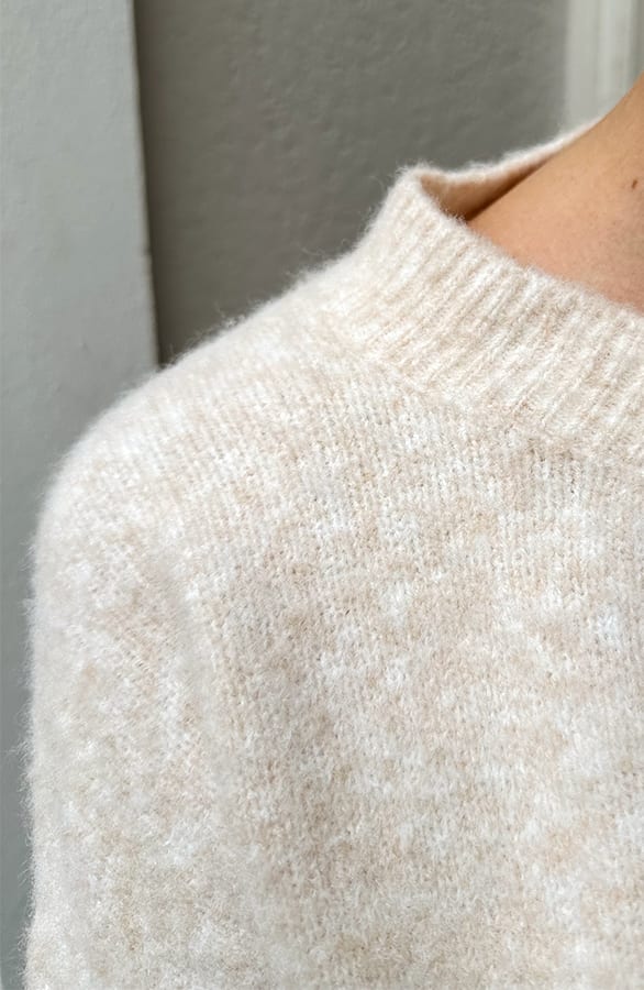 Soft Melange Sweater Beige – shoparchief — foto 5