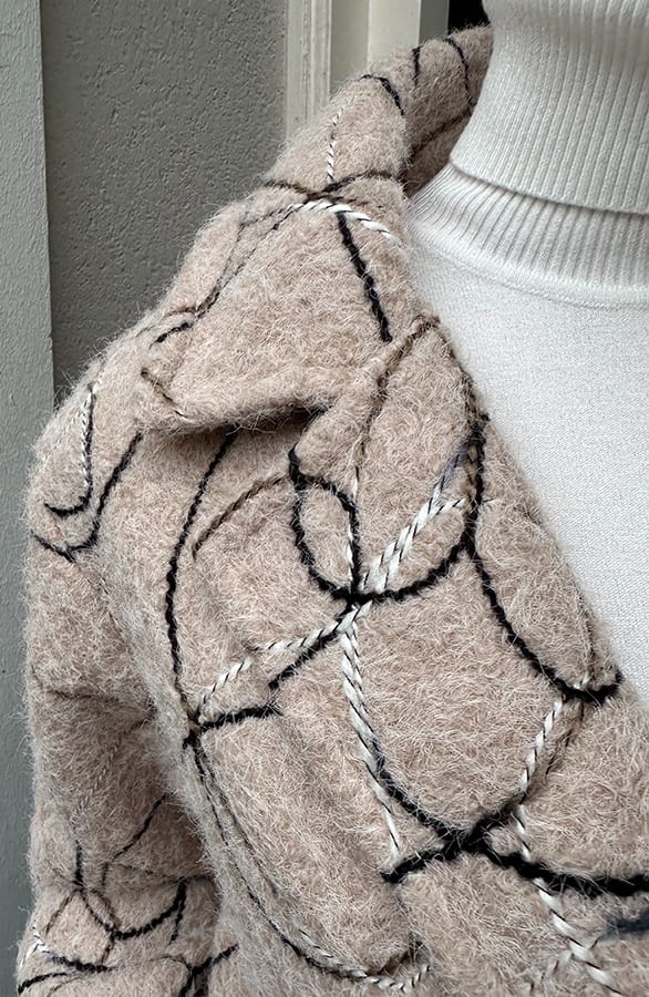 Statement Design Jacket Beige – jassen — foto 4