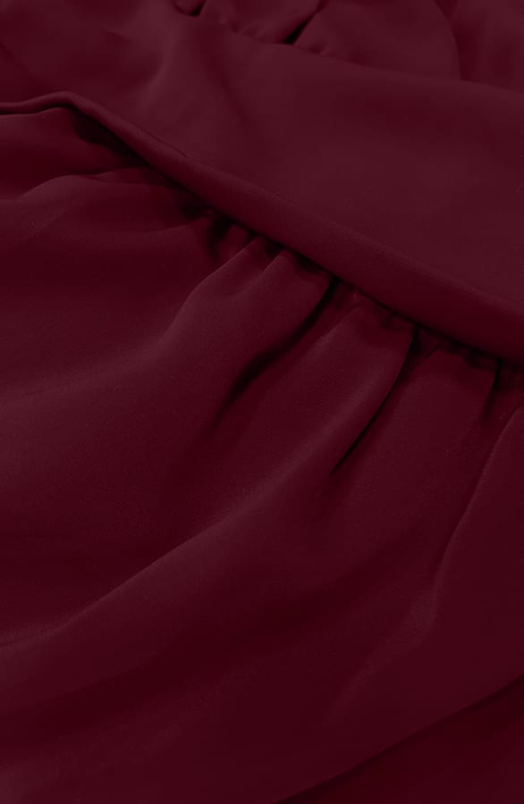 Strik Detail Jurk Ivy Burgundy – alle jurkjes — foto 4