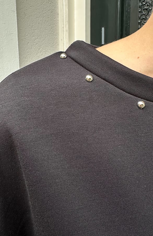 Sweater Met Studs Zwart – truien — foto 5