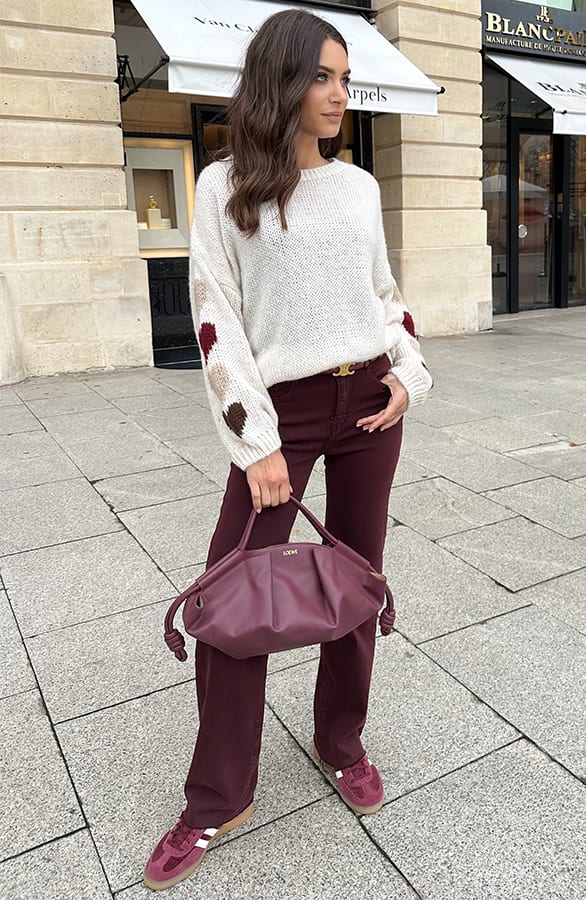 Trui Met Hartjes Mouwen Beige – truien — foto 5