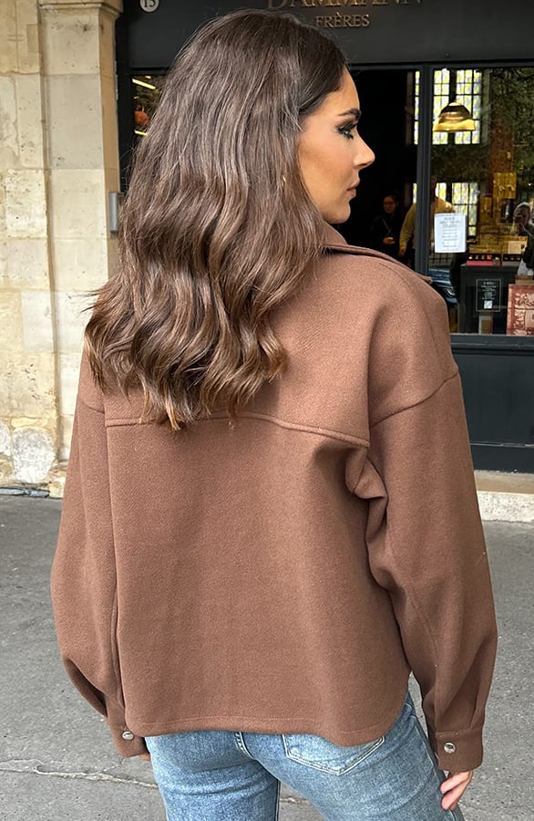 Utility Jacket Kenzie Choco – jassen — foto 4