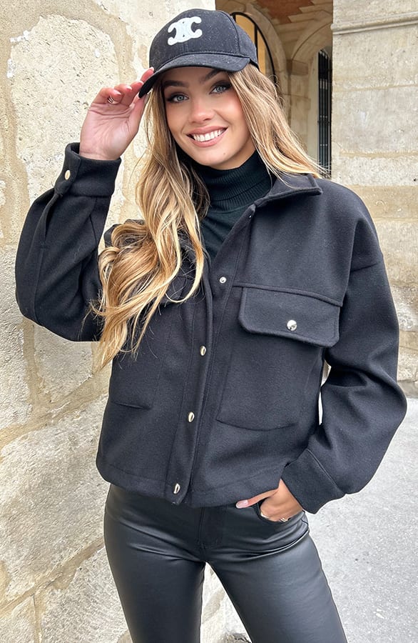 Utility Jacket Kenzie Zwart – jassen — foto 7