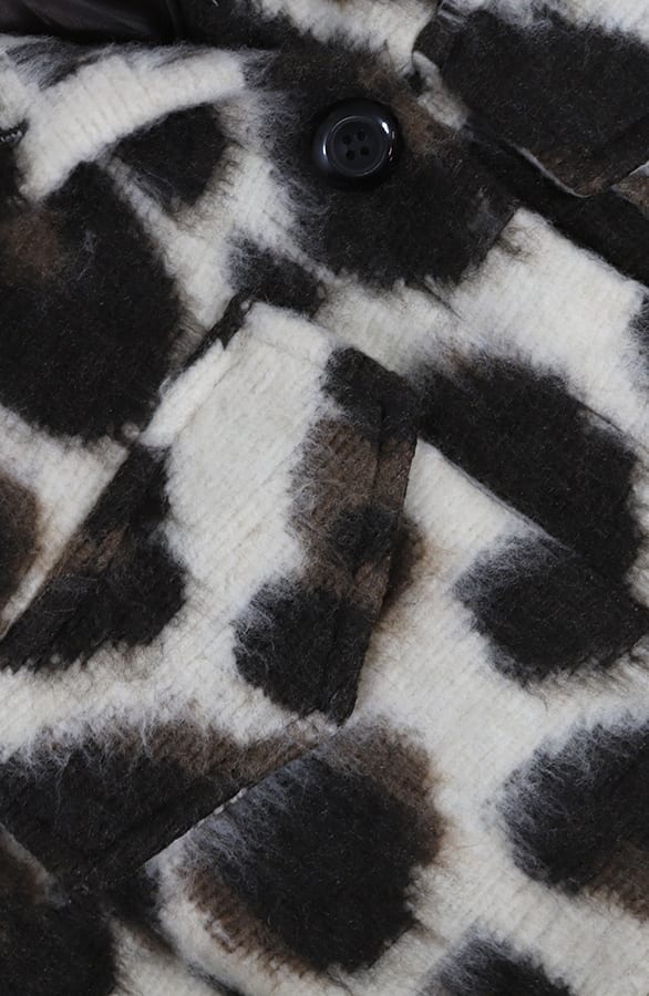 Woven Leopard Gilet Choco – vesten — foto 5