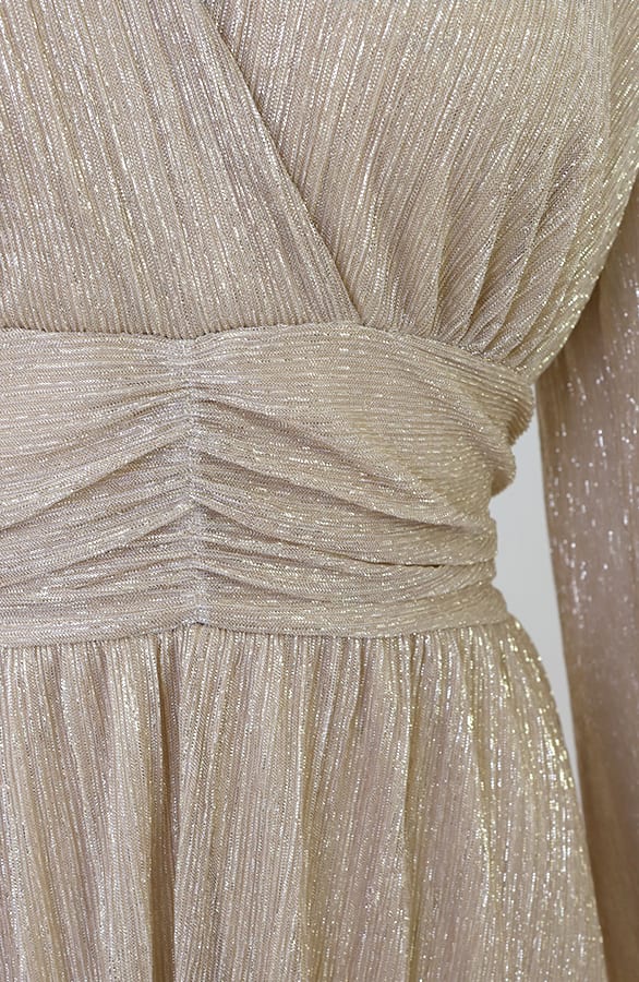 Waistband Dress Lurex Gold – alle jurkjes — foto 4