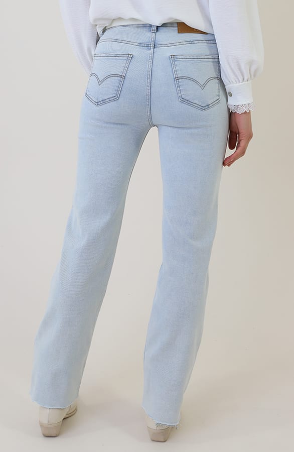 Wide Leg Jeans Dez Light Blue — foto 5