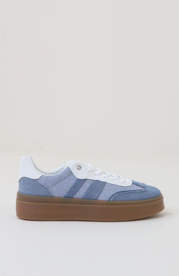 Denim Sneaker Blauw – schoenen — foto 2