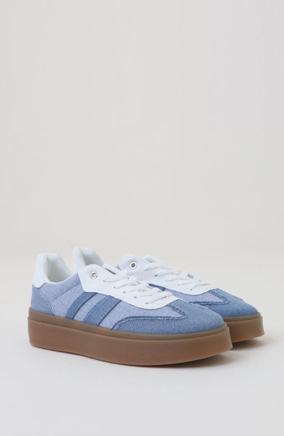 Denim Sneaker Blauw – schoenen — foto 3