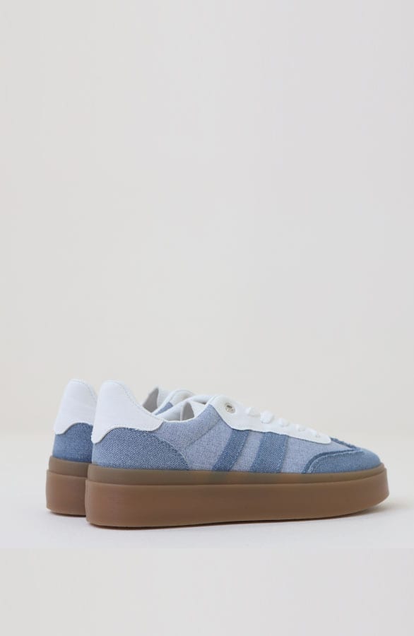 Denim Sneaker Blauw – schoenen — foto 4