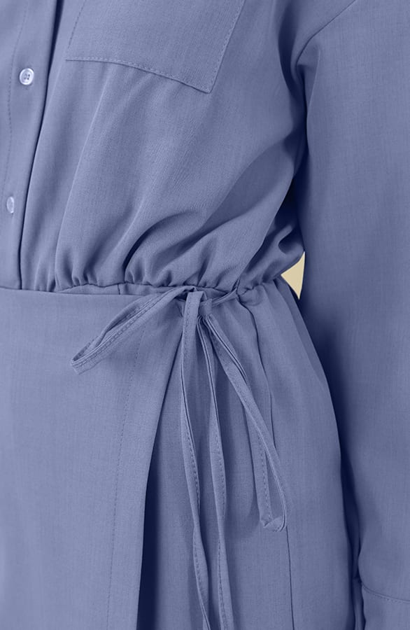 Comfort Wrap Playsuit Jeansblauw – jumpsuits & playsuits — foto 11