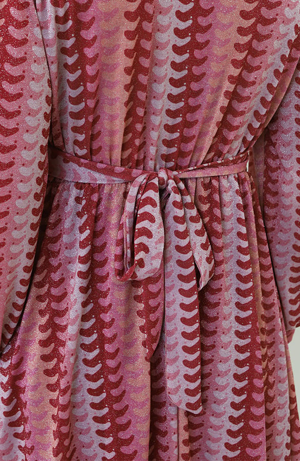 Waistband Dress Print Roze Rood – alle jurkjes — foto 11