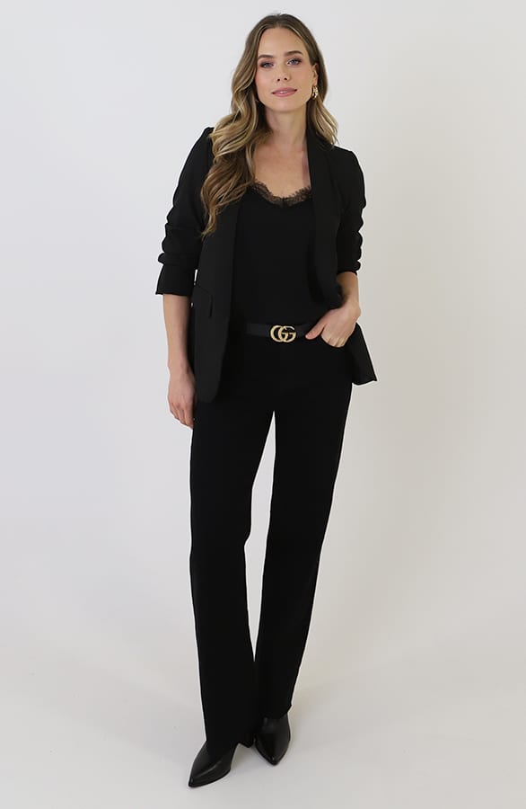 Lace Strap Top Zwart – shirts & tops — foto 5