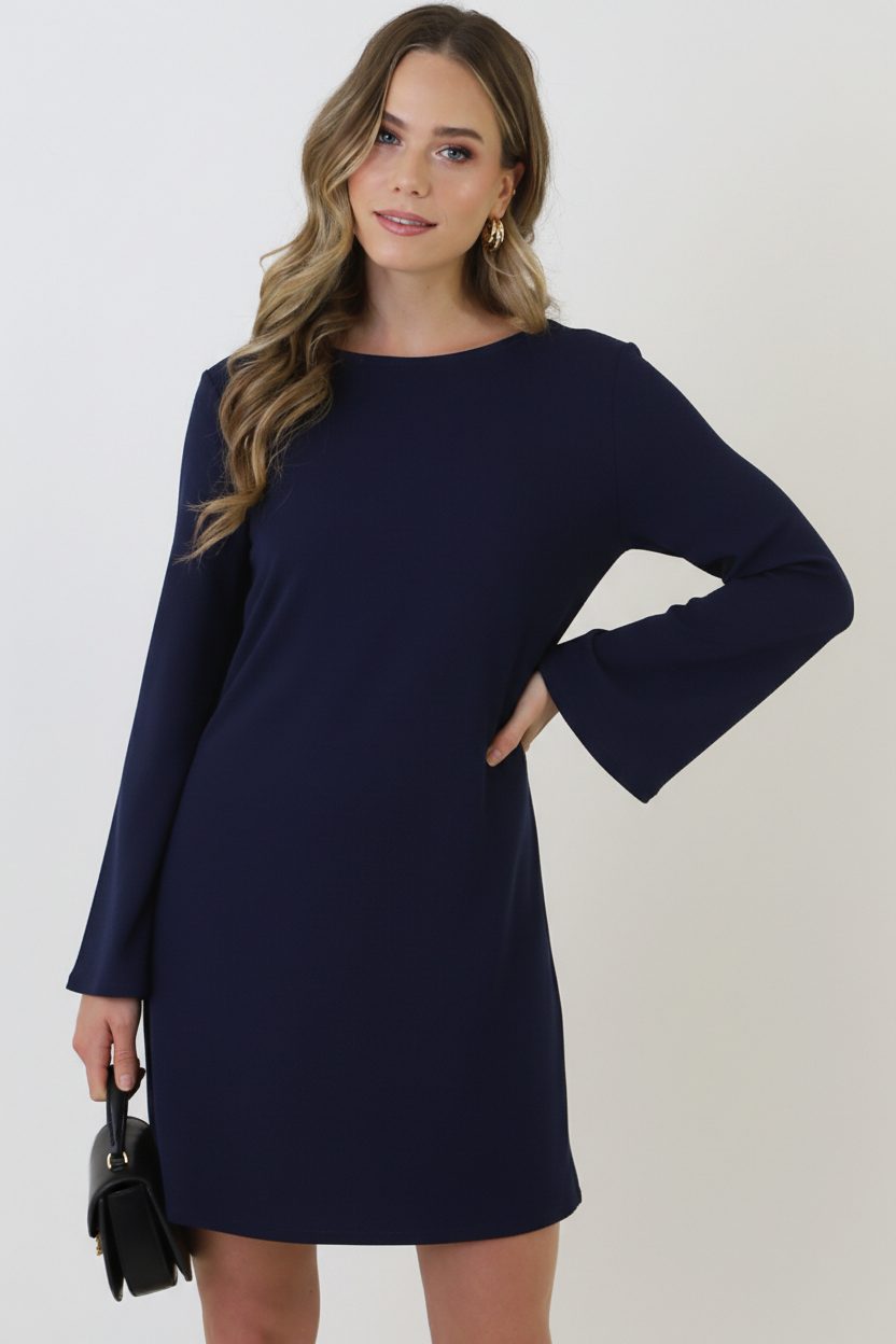 Dress Open Back Navy – alle jurkjes — foto 12