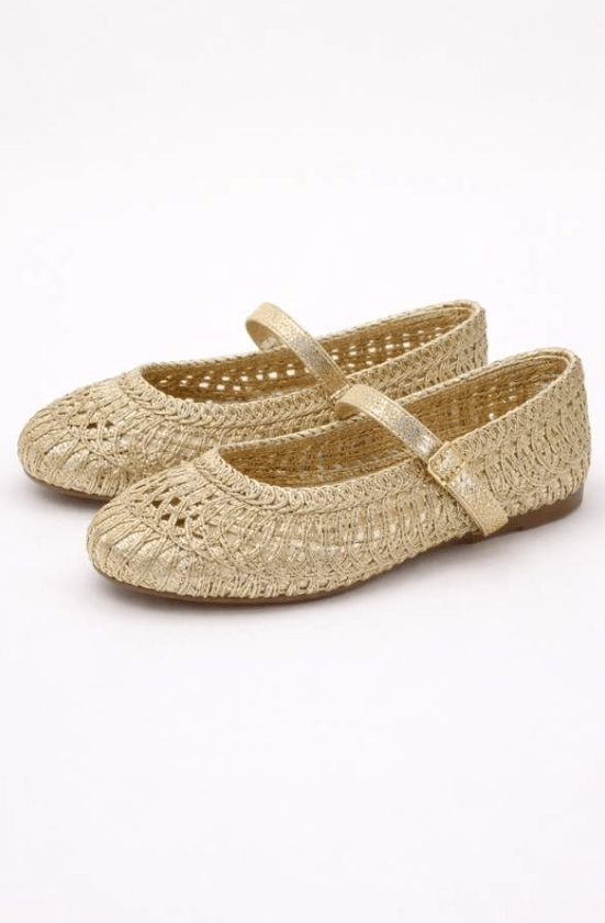 Mary Jane Gewoven Goud