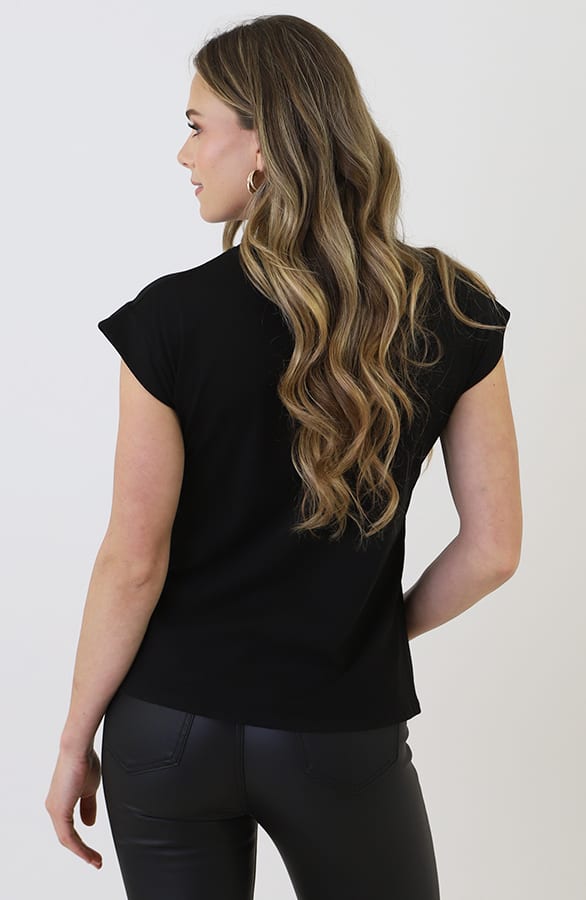 Muse Graphic Tee Zwart – shirts & tops — foto 8