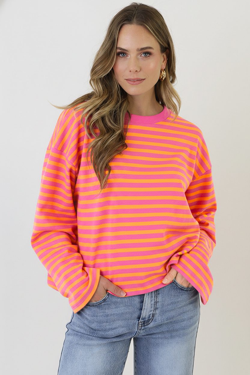 Oversized Strepen Tops