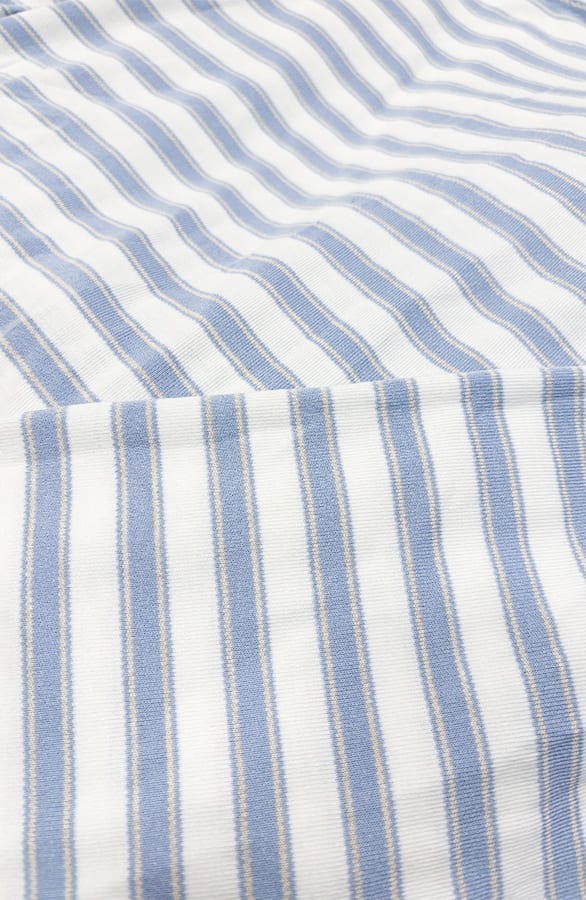 Oversized Gestreepte Viscose Top Baby Blue – shirts & tops — foto 4