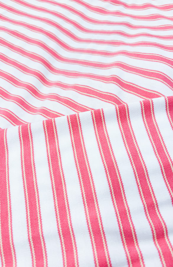Oversized Gestreepte Viscose Top Fuchsia – shirts & tops — foto 4