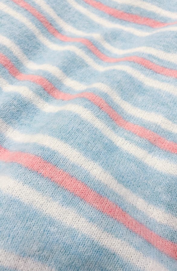 Soft Stripe Knit Light Blue – truien — foto 4