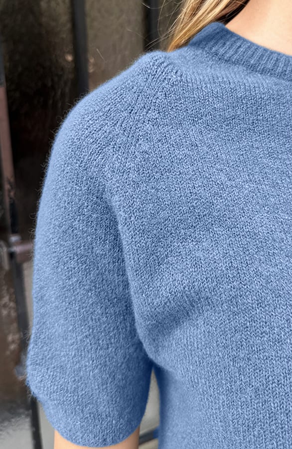 Soft Sweater Korte Mouw Evi Jeans Blue – shirts & tops — foto 4
