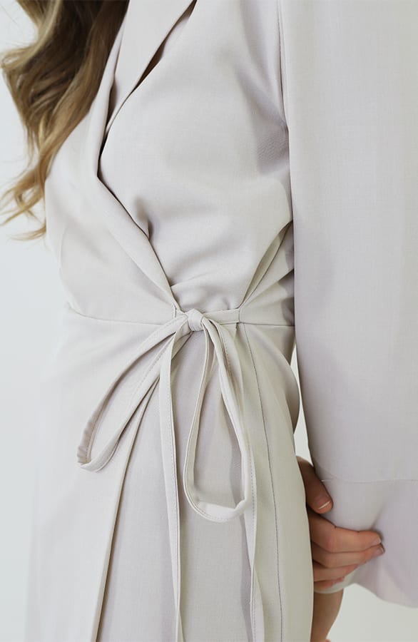 Tailored Blazer Dress Beige – alle jurkjes — foto 9