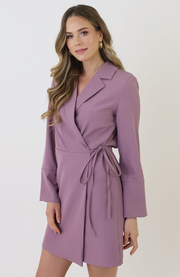 Tailored Blazer Dress Mauve – alle jurkjes — foto 7