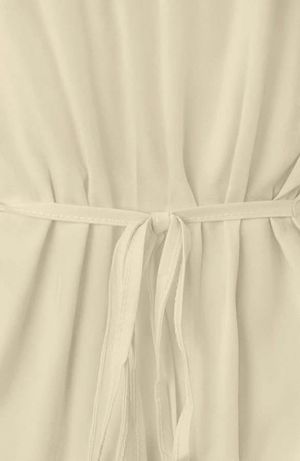 Tie Detail Blouse Butter Yellow – kleding — foto 6