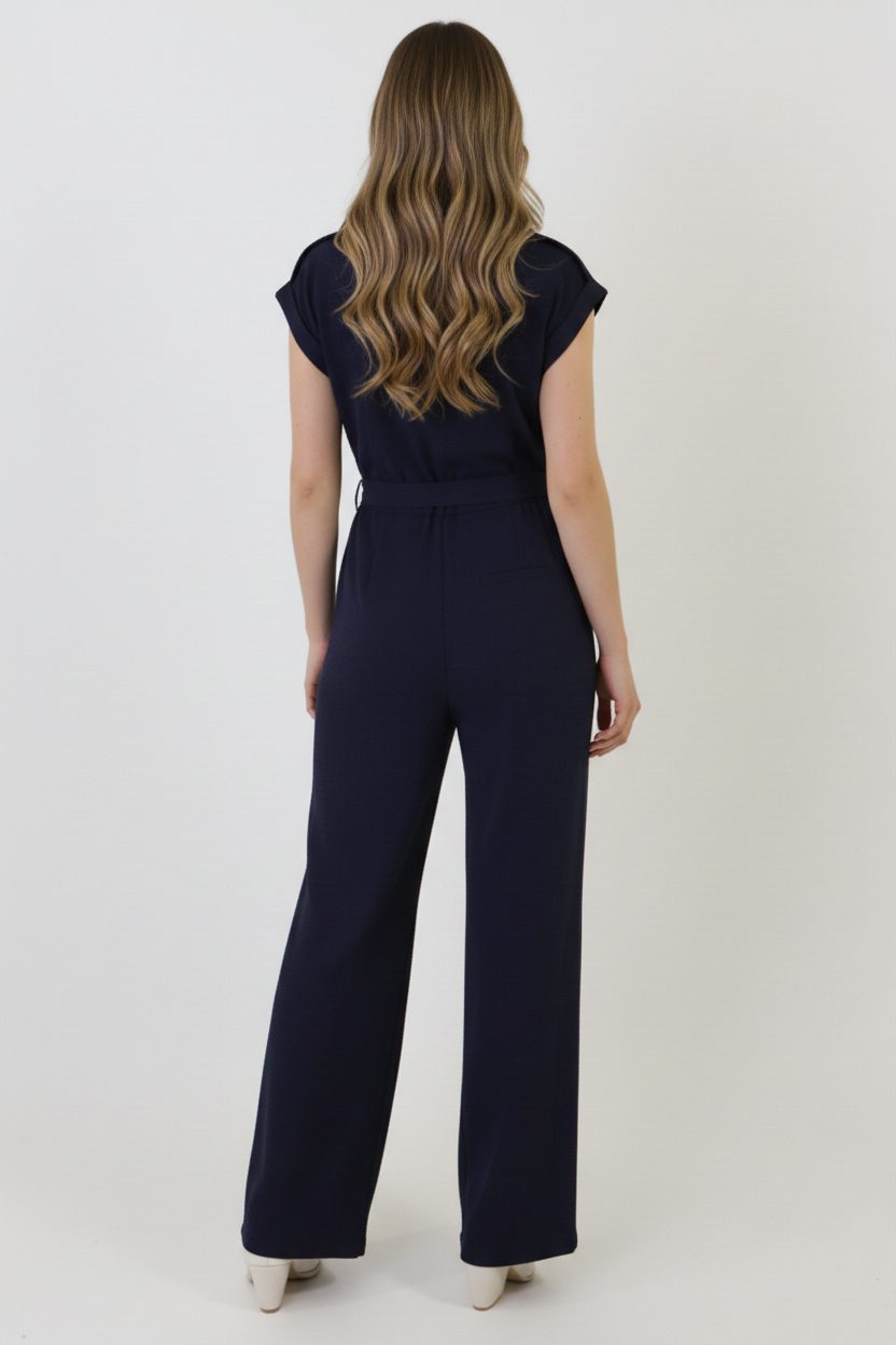 Utility Luxe Jumpsuit Navy – jumpsuits & playsuits — foto 12
