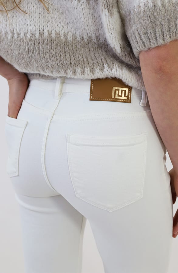 Wide Leg Jeans Dez Offwhite — foto 4