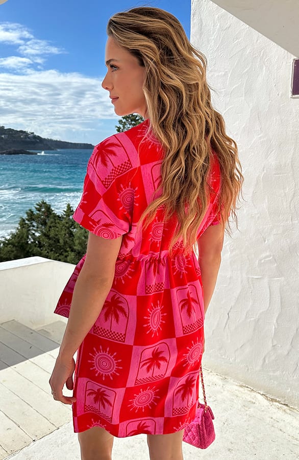 Wrap Jurk Fenna Premium Pink – alle jurkjes — foto 4