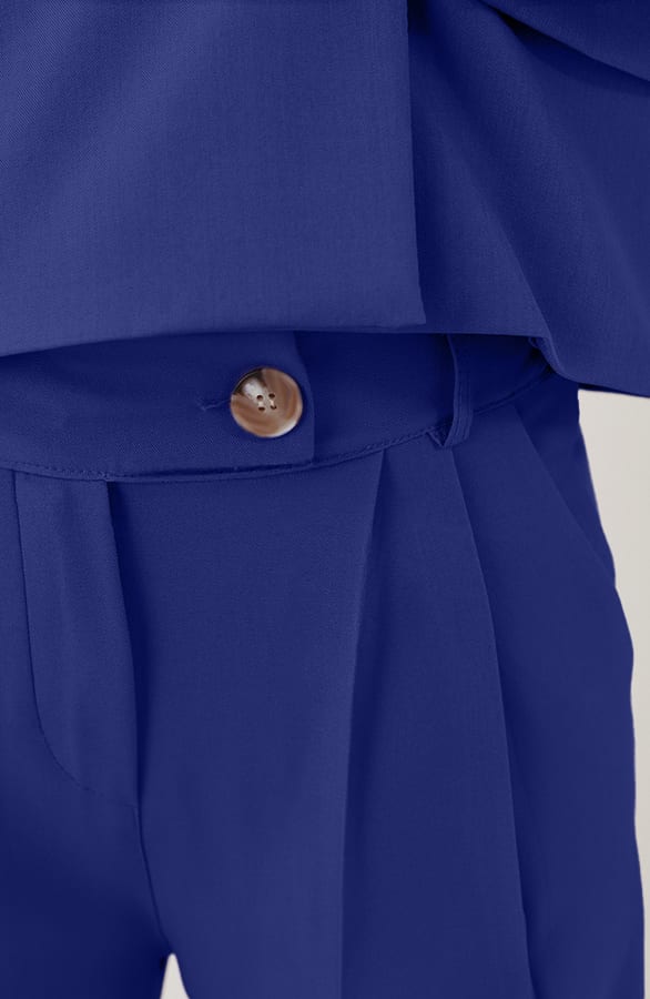 Classic Straight Palazzo Pants Kobalt – flared broeken — foto 4