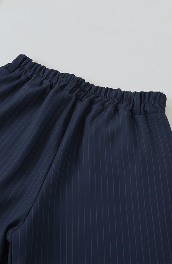 Classic Striped Palazzo Pants Navy – broeken — foto 4