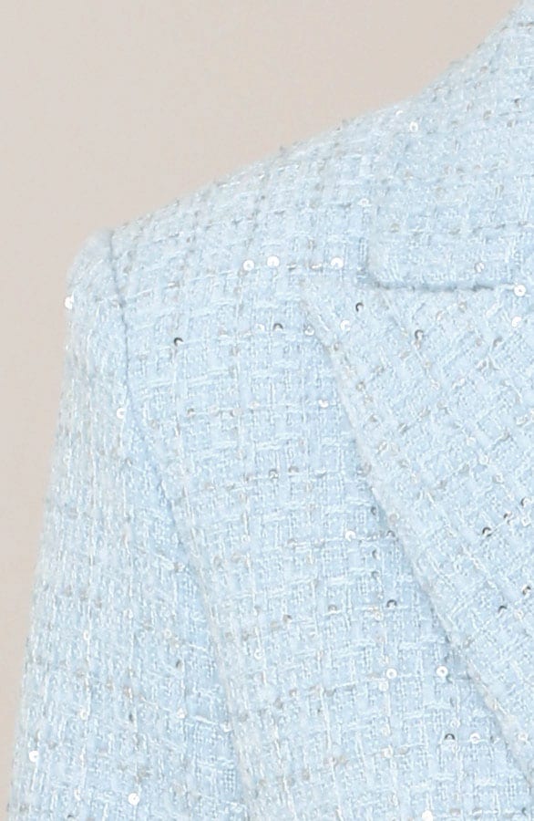 Elegant Boucle Blazer Taylor Light Blue 2.0 – blazers — foto 5
