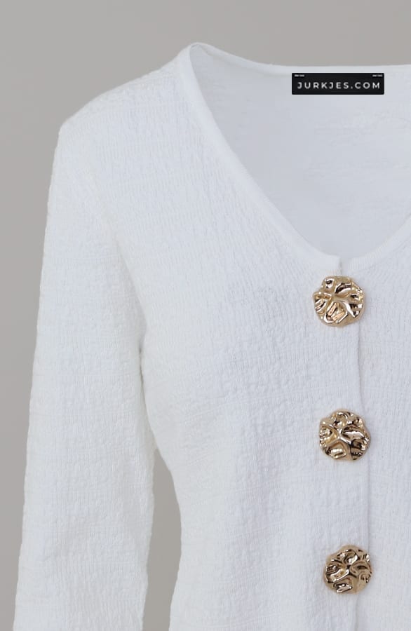 Fitted Vest Gold Button Off-White – shirts & tops — foto 10