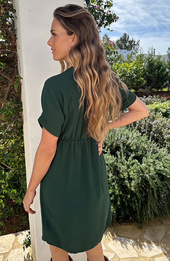 Jurk met V-hals Emerald – alle jurkjes — foto 3