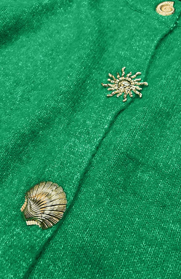 Sea Shell Cardigan Green – vesten — foto 10