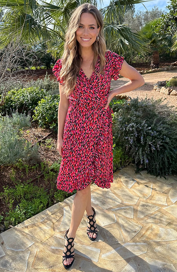Midi Dress Pink Black – alle jurkjes — foto 5
