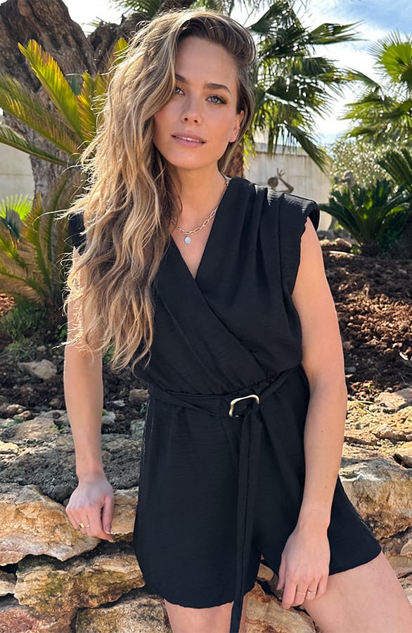Playsuit Paloma Zwart – jumpsuits & playsuits — foto 2