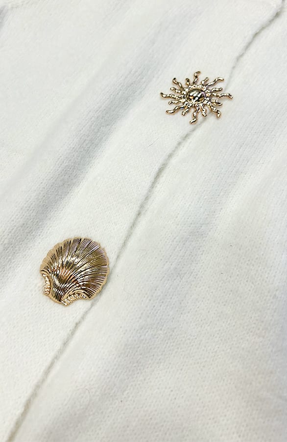 Sea Shell Cardigan Ecru – vesten — foto 10