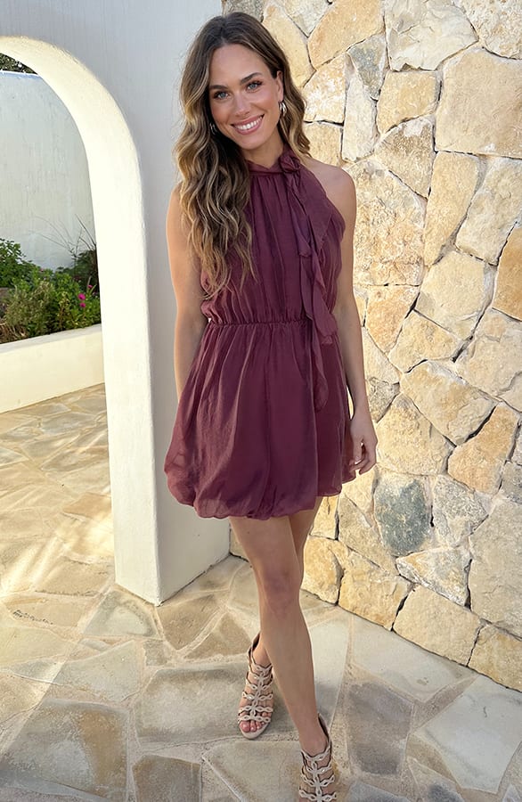 Soft Halter Dress Dust Roze – alle jurkjes — foto 5