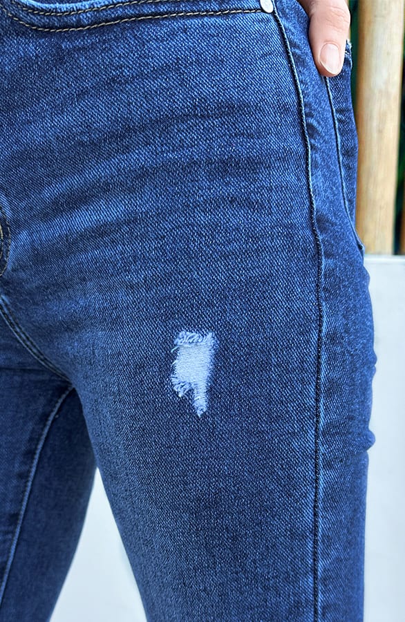 Stretch Skinny Jeans Dez Dark Blue — foto 2