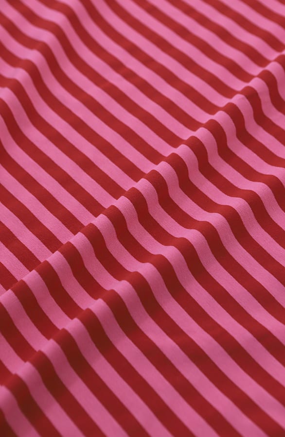 Striped T-Shirt Cotton Fuchsia Roze – shirts & tops — foto 5